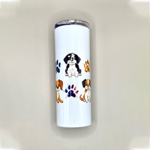 20 oz Skinny Tumbler with Decals