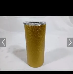 25oz Sublimation Glitter Tumbler - Gold