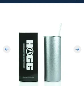 25oz Sublimation Glitter Tumbler - Silver