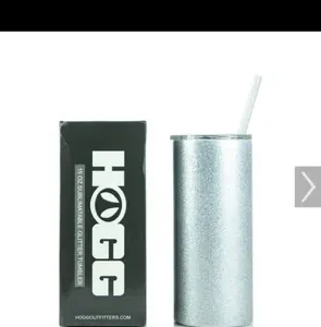 15oz Sublimation Glitter Tumbler - Silver