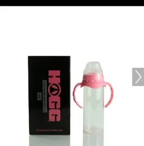 8oz Baby Bottle - Pink Lid