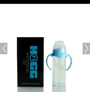 8oz Baby Bottle - Blue Lid