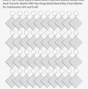 Sublimation Square Key Chain 2