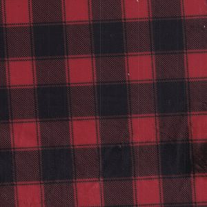 Tie Knot Fleece Blanket Red Plaid