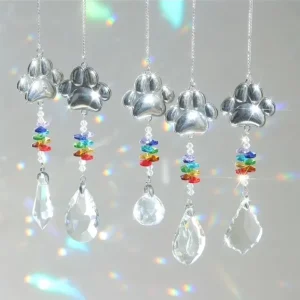 Paw Print Sun Catcher Charm