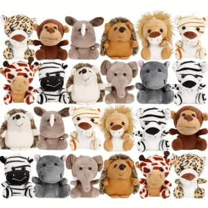 Small Animal Plush Keychain