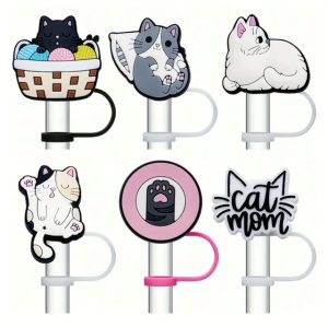 Cat Straw Toppers
