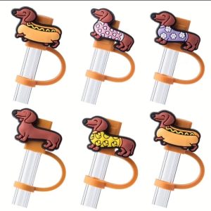 Weiner Dog Straw Topper