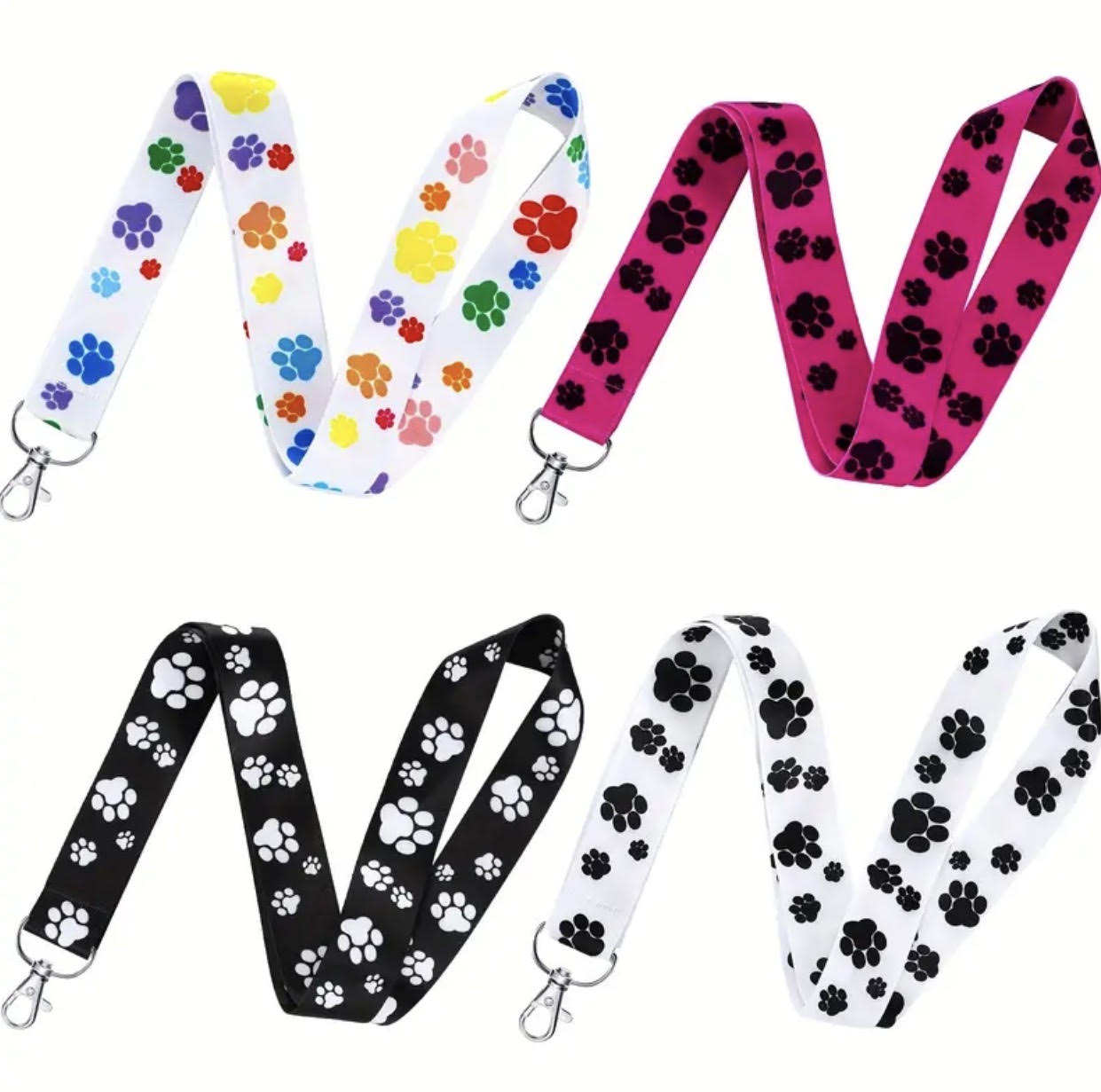 Paw Print Lanyard