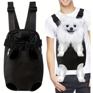 Black Pet Backpack Carrier