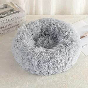 Medium Grey Circular Pet Bed