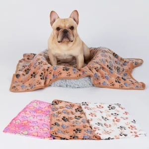 30x20 Paw Print Blanket