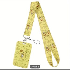 Pochacco Lanyard with Keychain ID Credit Card Cover