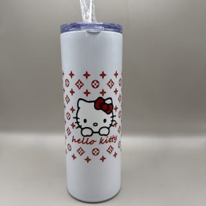 Hello Kitty Louis Vuitton  UV DTF 20oz Tumber