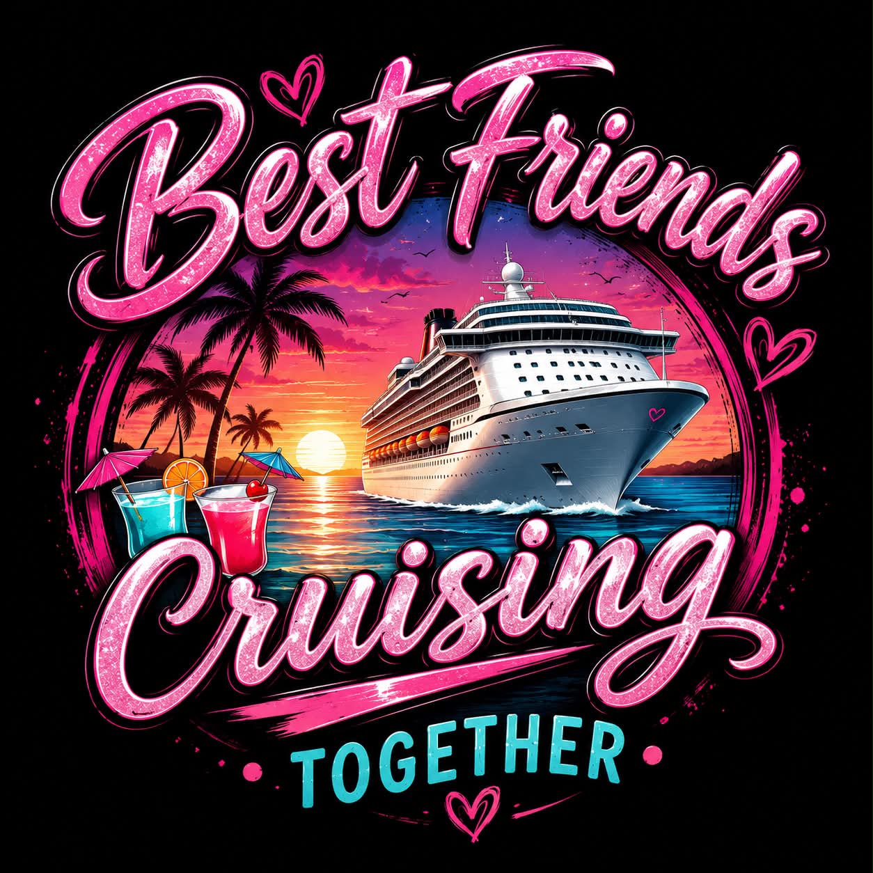 Best Friends Cruising Together
