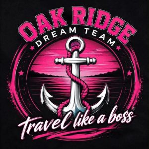 Team Cruise Shirts - Oak Ridge DTF Customized Tee - Gilden Unisex 50/50 Blend