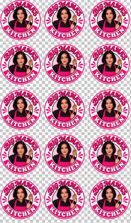 Big Mama's Kitchen 3" Sticker Logos - Image 2
