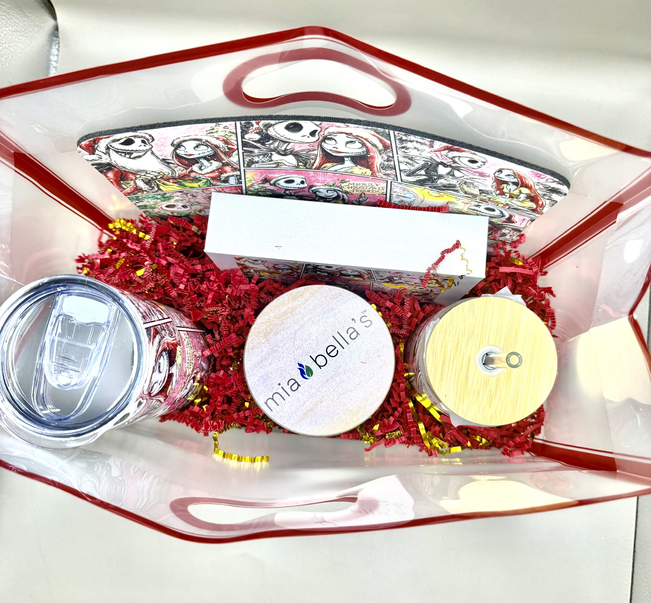 Nightmare Before Christmas Pink Pattern Gift Package - Image 2