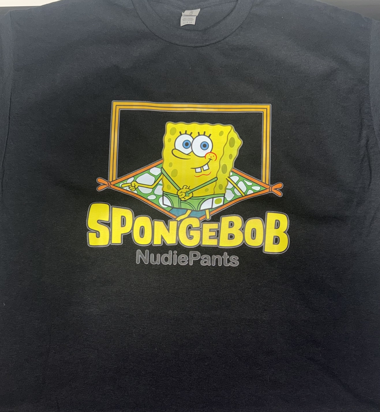 SpongeBob Nudie Pants DTF Shirt