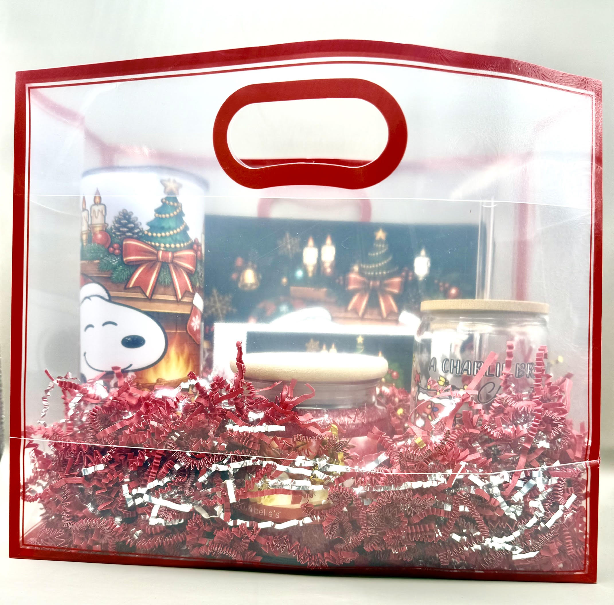 Snoopy Christmas Sitting by the Fireplace Gift Package - Image 3