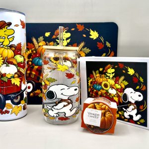 Snoopy Fall Leaves With Wagon Gift Package