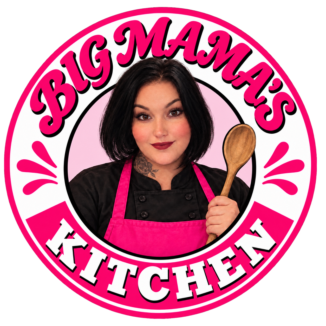Big Mama's Kitchen 3" Sticker Logos