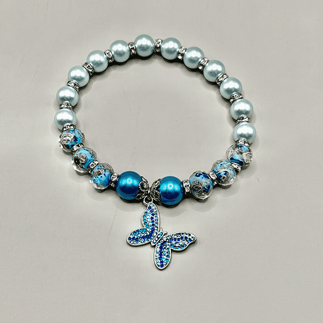 Necklace with Butterfly Pendant 12